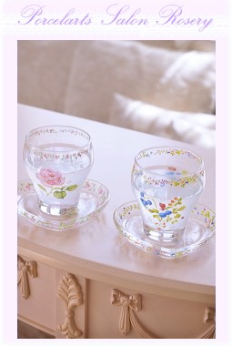 ガラスカップ&ソーサ