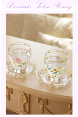 ポーセラーツのハートプレート